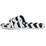Marimekko x adidas Adilette Slide Laine Wave Naiste tossud Valge Core-Black Cloud-White GW7536 38