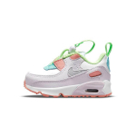 Nike Air Max 90 Toggle TD Valge Crimson Bliss Beebi tossud Helelilla Metalliline-Plaatina CV0065-102 23.5