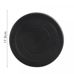 Lemmikloomakoera lendavad ketasm&auml;nguasjad Pehme libisemisvastane silikoonm&auml;ng Lendav taldrik n&auml;rimisvastane koolitus Interaktiivne lemmiklooma kutsika koerte tarvikud must