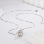 Uus ehe Cat Eye Rotation ripats kaelakee valge