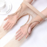 Seksikad uued 5D hingavad sukkp&uuml;ksid, l&auml;bipaistvad, jalgevaheta naiste sukkp&uuml;ksid, &uuml;li&otilde;hukesed nailonist sukkp&uuml;ksid, venivad sukad, naissoost t&uuml;druk One Size