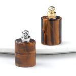 1tk Tervendav Kristallripats Silindriline Kvarts Ahhaat Kalliskivid Naiste Pulmad Ehted Aksessuaarid Tarvikud Kingitused 22x18 mm 22x18mm
