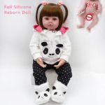 Klassikaline 18-tolline t&auml;issilikoonist korpusega Reborn Baby Doll 48 cm Realistlikud vasts&uuml;ndinud beebinuku m&auml;nguasjad, mida saab vette panna V&auml;ikelapse magamamineku vannis m&auml;ngukaaslase nukk