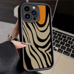 Sebra mustriga prinditud moe&uuml;mbris, painduv pehme silikoonist TPU kestaga t&auml;ielik tagakaas Xiaomi Redmi Samsung Infinixi jaoks Xiaomi 11 Lite