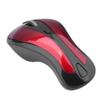 2.4G 6D g&uuml;roskoop ergonoomiline lennuhiir juhtmevaba hiir PC s&uuml;learvuti nutiteleri jaoks punane/must