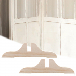 2-osaline privaatsusekraani hoidik ruumijagaja alus, eemaldatav, kasulikud puidust klambrid