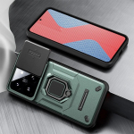 KEYSION L&ouml;&ouml;gikindel armor &uuml;mbris Xiaomi 14 Pro 5G silikoon+arvuti slaidikaamera objektiivi kaitser&otilde;ngas telefoni kate Xiaomi 14 jaoks for Xiaomi 14 hall v&auml;rv