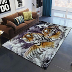 Kunsti domineeriv Tiger 3D Prindiga vaibad elutoa jaoks magamistoa sisekujundus vaip Pehme kodu voodi k&otilde;rval p&otilde;randamatt M&auml;nguala Vaibad vaip 100x150cm