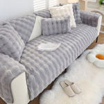 Stiilne paksendatud diivanikate 4-kohaline libisemiskindel pl&uuml;&uuml;sist &uuml;lipehme diivanikate &uuml;hekohaline tugitool m&ouml;&ouml;blikaitse 2 3 kohta Cushion cover30x50cm helehall v&auml;rv