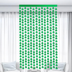 Shamrock Tinsel fooliumist narmastega kardinapuu kaunistused P&uuml;ha Patricku p&auml;eva kardin festivalikaunistuseks