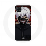 &Uuml;mbris Samsung Galaxy A22 5G Tokyo Ghoul Kaneki Ken Mask Jaapani anime jaoks