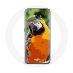 &Uuml;mbris Samsung Galaxy A8 2016 Macaws Parrot Orange Green jaoks
