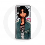 &Uuml;mbris Samsung Galaxy A50 Squid Game Kang Sae Byeok seeria jaoks