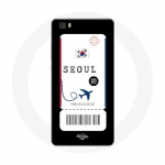 Huawei P8 Lite lennupileti &uuml;mbris Souli L&otilde;una-Korea jaoks