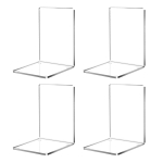 4 tk akr&uuml;&uuml;list raamatuotsad l&auml;bipaistvad raamatuotsad l&auml;bipaistvad raamatuhoidja raamatuhoidja alus Tugevad raamatufailid Videom&auml;ngud dekoratiivsed raamatukorgid 4pcs