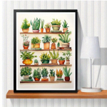 DIY teemantmaali lillepoti ristpiste komplekt Mosaiikkunst Teemantmaal T&auml;isringi/ruudukujulise teemantv&auml;rviga kodukaunistus Round 20x30cm