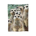 Meerkat 012 tekk Pehme soe flanell tekk voodi kate Elutoa pikniku reisi kodu diivan 75x100cm 30x40in