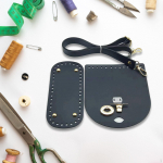 Koti p&otilde;hi heegeldamiseks, komplekt lukuga, klapiga, pandlad, isetegemise aksessuaarid, &otilde;lg