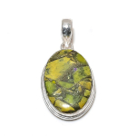 Natural Stichtite Stone Gemstone 925 Sterling Silver Gift Pendant 1.69 r5g72