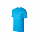 Nike Sportswear Club tikitud logoga &uuml;mmarguse kaelusega t-s&auml;rk meestele Topid S&uuml;gav-kuninglik-sinine AR4997-407 XL