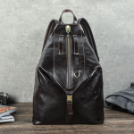 KONTAKT Ehtsast nahast meeste seljakott Kotid Parooliluku Disain Koolikotid Meeste reisiseljakotid 13,3-tollise s&uuml;learvuti jaoks