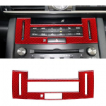 Compatible with Center Console Air Conditioning Button Panel Cover Sticker Carbon Fiber Interior Accessories for Lexus is 2013 2014 2015 2016 2017 must