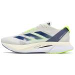 adidas Adizero Boston 12 Valge Kuninglik L&auml;bipaistev Sidrun Meeste Tennised Kristallvalge Kuninglik Sinine IE8493 45⅓ gray