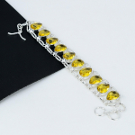 Tsitriinist k&auml;ev&otilde;ru Tsitriinist v&auml;&auml;riskivist k&auml;sitsi valmistatud 925 h&otilde;bedast k&auml;ev&otilde;ru Kollane tsitriinist k&auml;ev&otilde;ru kingituseks Bohemian Unisex k&auml;ev&otilde;ru talle 8 kollane