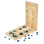 Klassikaline Mancala lauam&auml;ng - Arenda strateegilist m&otilde;tlemist ja perega l&otilde;butsemist 44.5x13.2x1.6cm