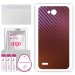 apgo skin sticker film foil vinyl for the BACK compatible with LG X power2, scratch-resistant, easy to install - Carbon Chameleon CAKA5