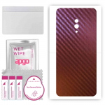 apgo skin sticker film foil vinyl for the BACK compatible with Oppo K3, scratch-resistant, easy to install - Carbon Chameleon CAKA5