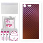 apgo skin sticker film foil vinyl for the BACK compatible with Sony Xperia XZ Premium, scratch-resistant, easy to install - Carbon Chameleon CAKA5