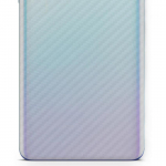 apgo Protective Skin Sticker for the back compatible with Wiko Hi Enjoy 60s 5G, Wrap Film, Foil, Vinyl - Pattern Transparent Carbon