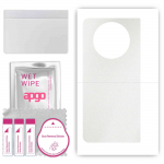 apgo Protective Skin Sticker for the back compatible with Tecno Phantom V Fold, Wrap Film, Foil, Vinyl - Pattern Matte Transparent