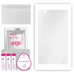 apgo Ultra Clear Protective Skin Sticker for the back compatible with Huawei MediaPad M3 8.4, Wrap Film, Hydrogel Film, Flexible, Soft TPU with positi