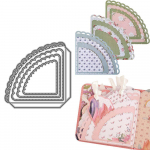 Pesastusnurga tasku metallist l&otilde;ikevormid Scrapbooking Photo Album Dekoratiivsed reljeefsed paberkaardid k&auml;sit&ouml;&ouml;vormid dies