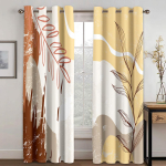 3D Moodne Minimalistlik Tuule Mood Abstraktne Kunsti Disain Varjund Kardin Elutuba Magamistuba Kodu Kaunistus &Otilde;huke Kardin 2 Paneeli 100W130H(CM)40x51in&Grommet Top