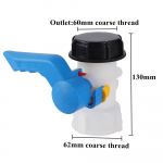 S60/S75/S100 liblikklapp 1000 l IBC paagi mahuti adapter aed P&otilde;llumajandus kastmine veevarustus kraan veekontroller