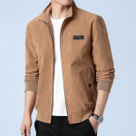 Corduroy Simple Joker S&uuml;gisjope Noorte Retro meeste vabaaja mantel XXXL must