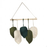 J&auml;tab Macrame seinavaiba, kunstikaunistusi, minimalistliku kootud seinavaiba Boho sisekujunduse
