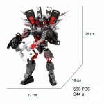 Ehitusplokk Titan Clock Man 2.0 Operaator Speakerman Drill Man Bricks Model