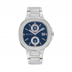 Mathey-Tissot Evasion Chronograph roostevabast terasest sinine numbrilauaga kvarts H152CHABU 100M meeste k&auml;ekell