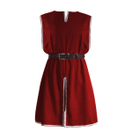 Keskaegne Meeste Retro R&uuml;&uuml;tli v&ouml;&ouml;ga &Uuml;markaelus R&uuml;&uuml; Halloween Battle Samurai Cosplay Kost&uuml;&uuml;m XL punane