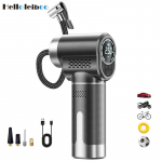 LEIBOO k&auml;eshoitav &otilde;hukompressor juhtmevaba t&auml;ispuhutav pump kaasaskantav &otilde;hupump digitaalne rehvipump autode mootorrataste jalgrattapallide jaoks