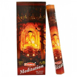 Tridev Agarbatti meditatsiooni viirukipulgad | Hexa seeria | L&otilde;hn | P&uuml;hendunud | 6 Pkt * 20Gm Pooja/jumalateenistuse eest