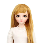 Laineline parukas Akarachi liigendnukule 60cm, kollane