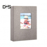 Sisselibistatav fotoalbumi linane kaas, 28 lk hall