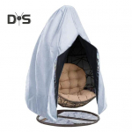 Patio Egg tooli kate lukuga veekindel UV-kindel pingutusn&ouml;&ouml;ri disain, ilmastikukindel v&auml;litingimustes vitstest munakiik tooli kate S hall