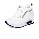 Uued platvormvalged naiste kr&otilde;psud vabaajajalatsid k&otilde;rgete peidetud kontsadega 35 valge