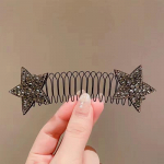 Uued Korea Rhinestone Star Juukseklambrid T&uuml;drukutele Juuksekoristaja Kamm Naiste Updoor Juukseklambrid Peakatted T&uuml;drukutele Lastele Juukseaksessuaarid